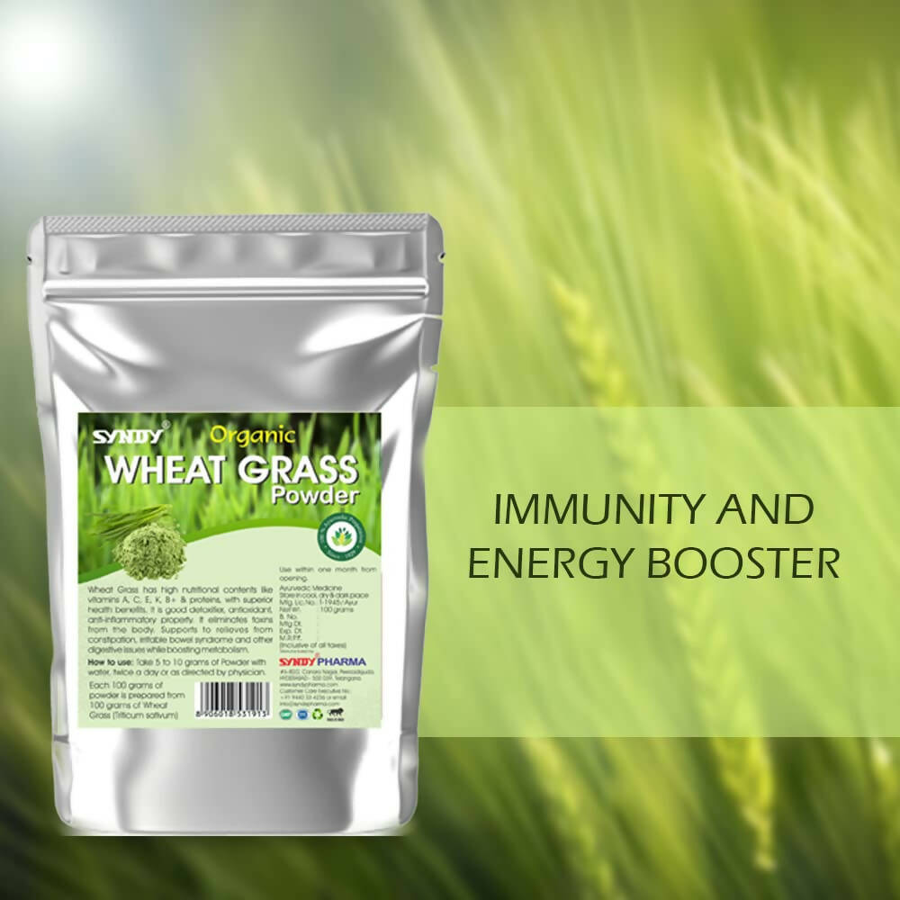 Syndy Pharma Organic Wheat Grass Powder