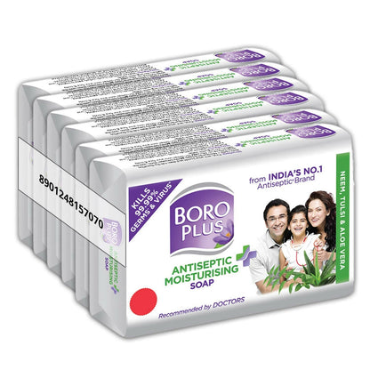 BoroPlus Antiseptic And Moisturising Bathing Soap With Aloe Vera, Neem And Tulsi - BUDNEN