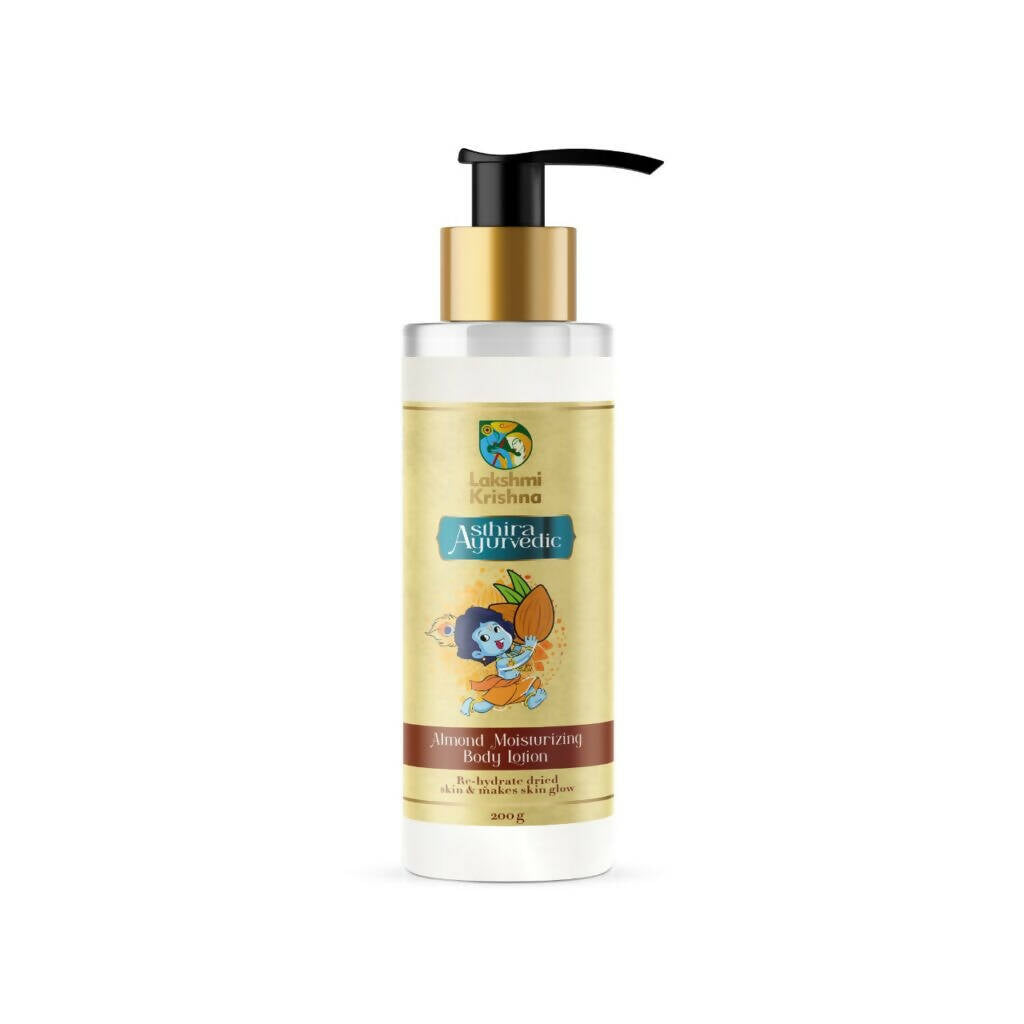 Lakshmi Krishna Almond Moisturizing Body Lotion - BUDNEN