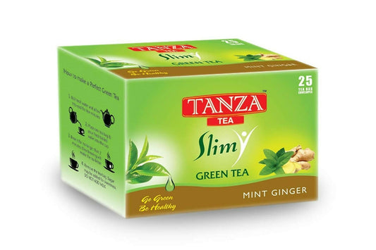 Tanza Tea Slim Green Tea Bags Mint Ginger -  buy in usa 