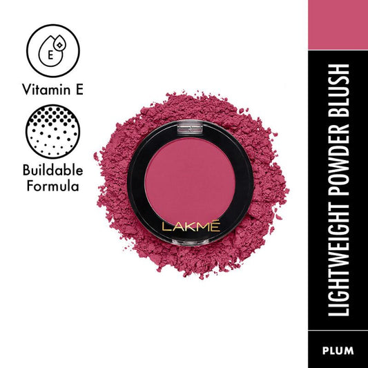 Lakme Face It Blush - Perfect Plum