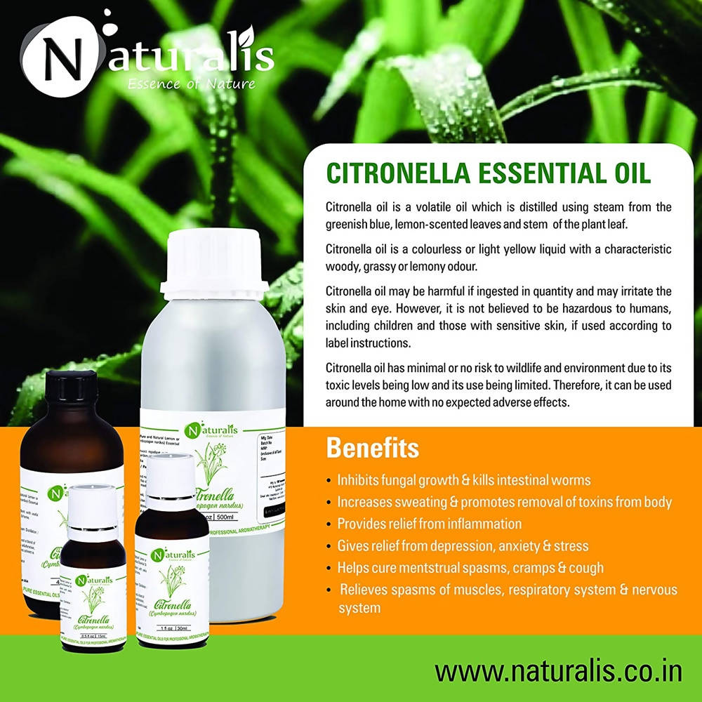 Naturalis Essence of Nature Citronella Essential Oil