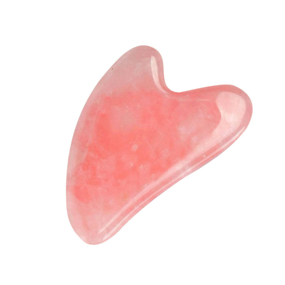 Love Earth Rose Quartz Gua Sha - usa canada australia