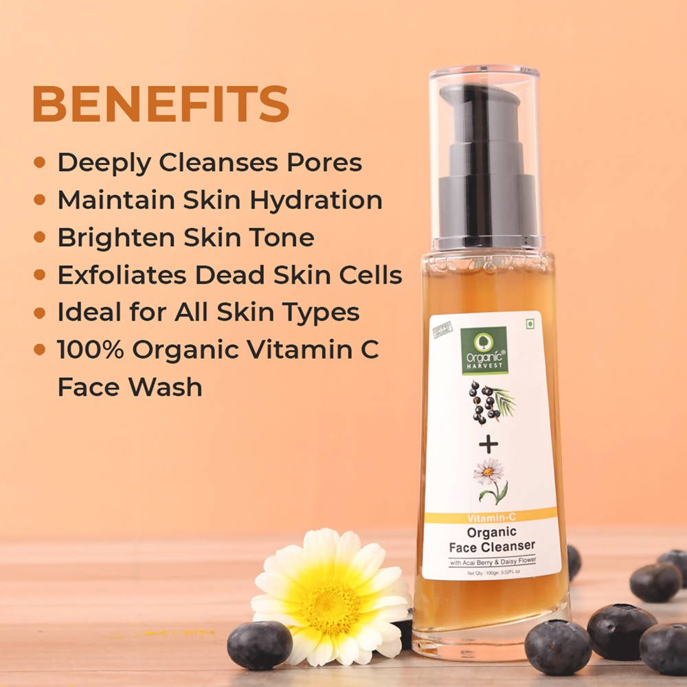 Organic Harvest Vitamin C Organic Face Cleanser