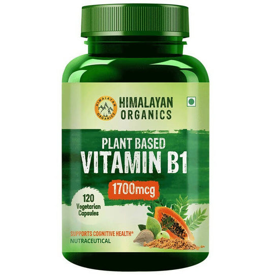 Himalayan Organics Plant-Based Vitamin B1 Capsules -  usa australia canada 