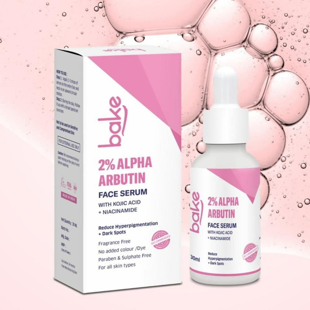 Bake 2% Alpha Arbutin Face Serum With Kojic Acid & Niacinamide