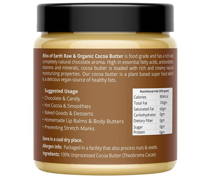 Bliss of Earth Cocoa Butter