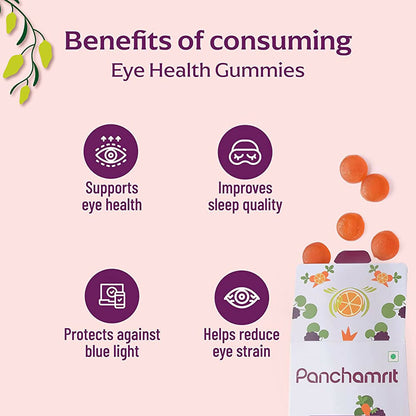 Panchamrit Eye Health Gummies-Orange Flavor