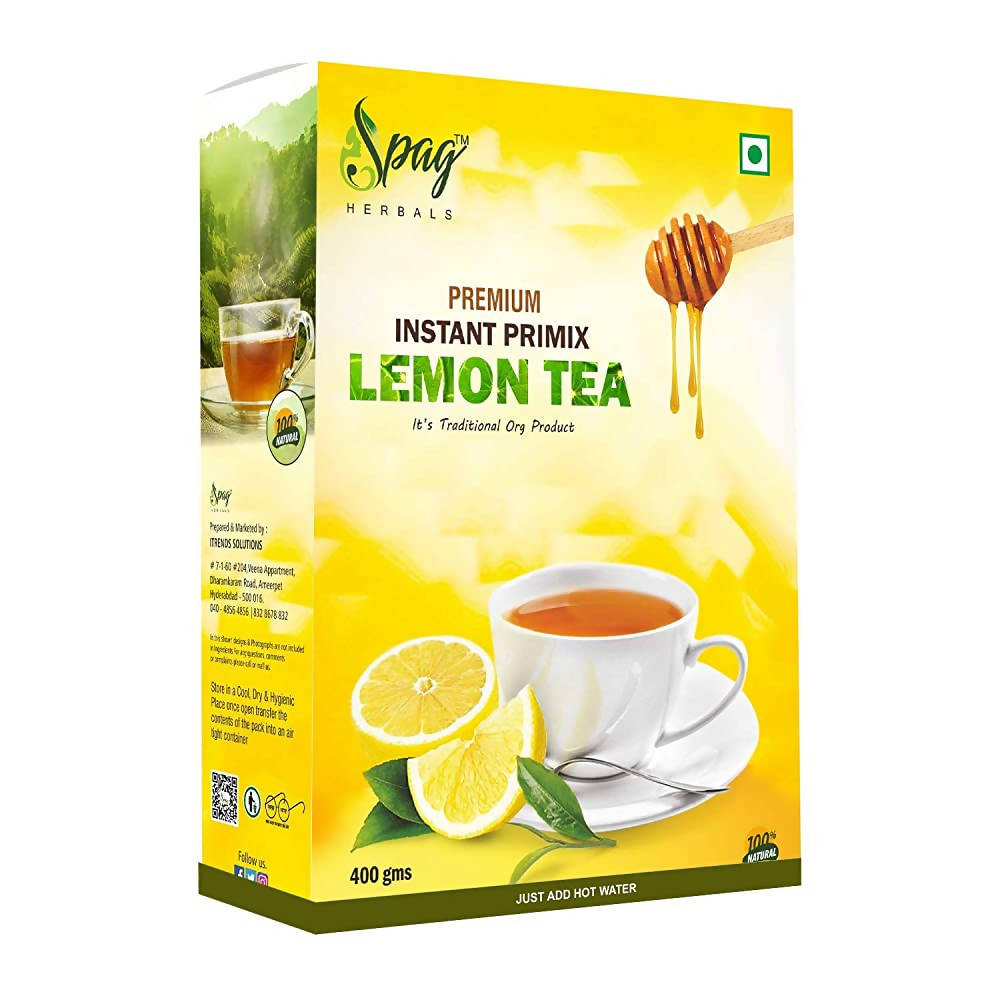 Spag Herbals Instant Premix Lemon Tea Powder - BUDNE