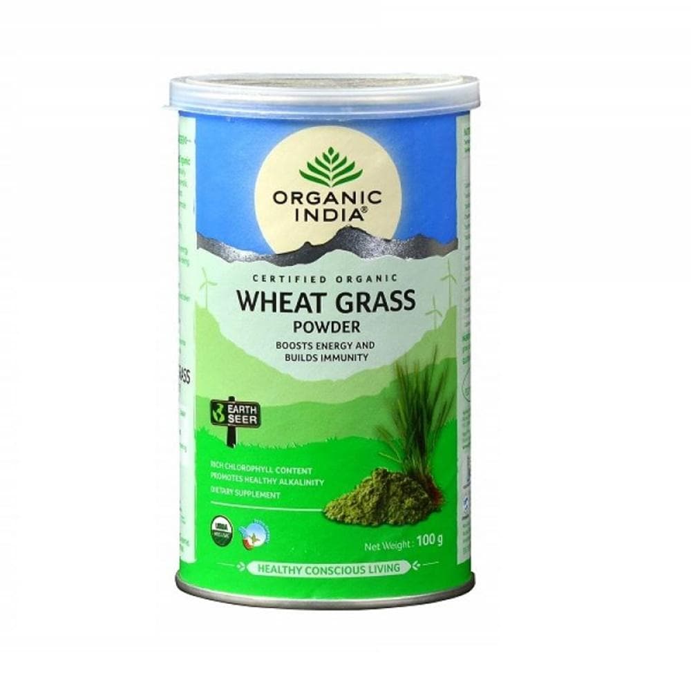 Organic India Wheat Grass Powder - 100 Gm