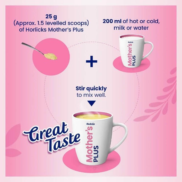 Horlicks Mother's Plus Kesar Flavour