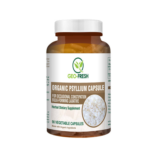 Geo-Fresh Organic Psyllium Capsules -  usa australia canada 