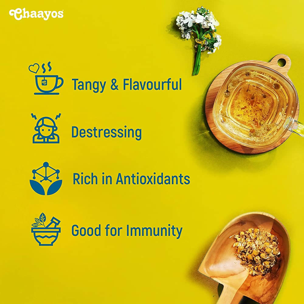 Chaayos Chamomile Flower Herbal Tea