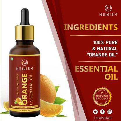 Newish Pure Sweet Orange Essential Oil
