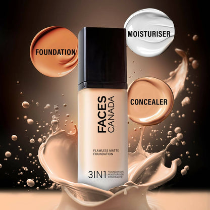 Faces Canada Flawless Matte Foundation - Rich Ivory