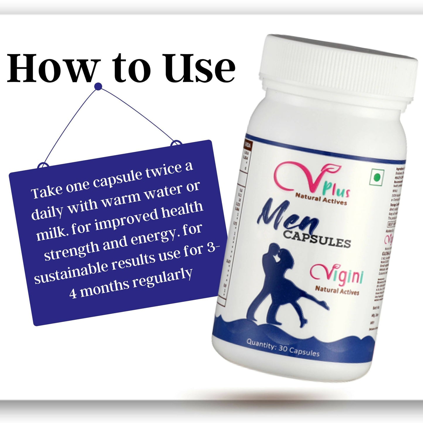 Vigini Natural Actives Men Capsules for Vitality Booster