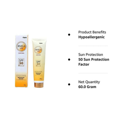 Cipla Rivela Lite Sunscreen SPF 50