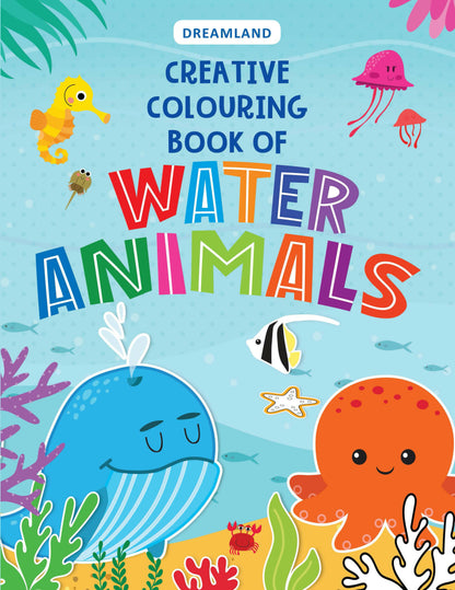 Dreamland Creative Colouring Book - Water Animals