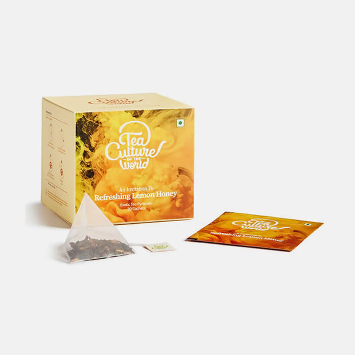 Tea Culture Refreshing Lemon Honey Tea Bags