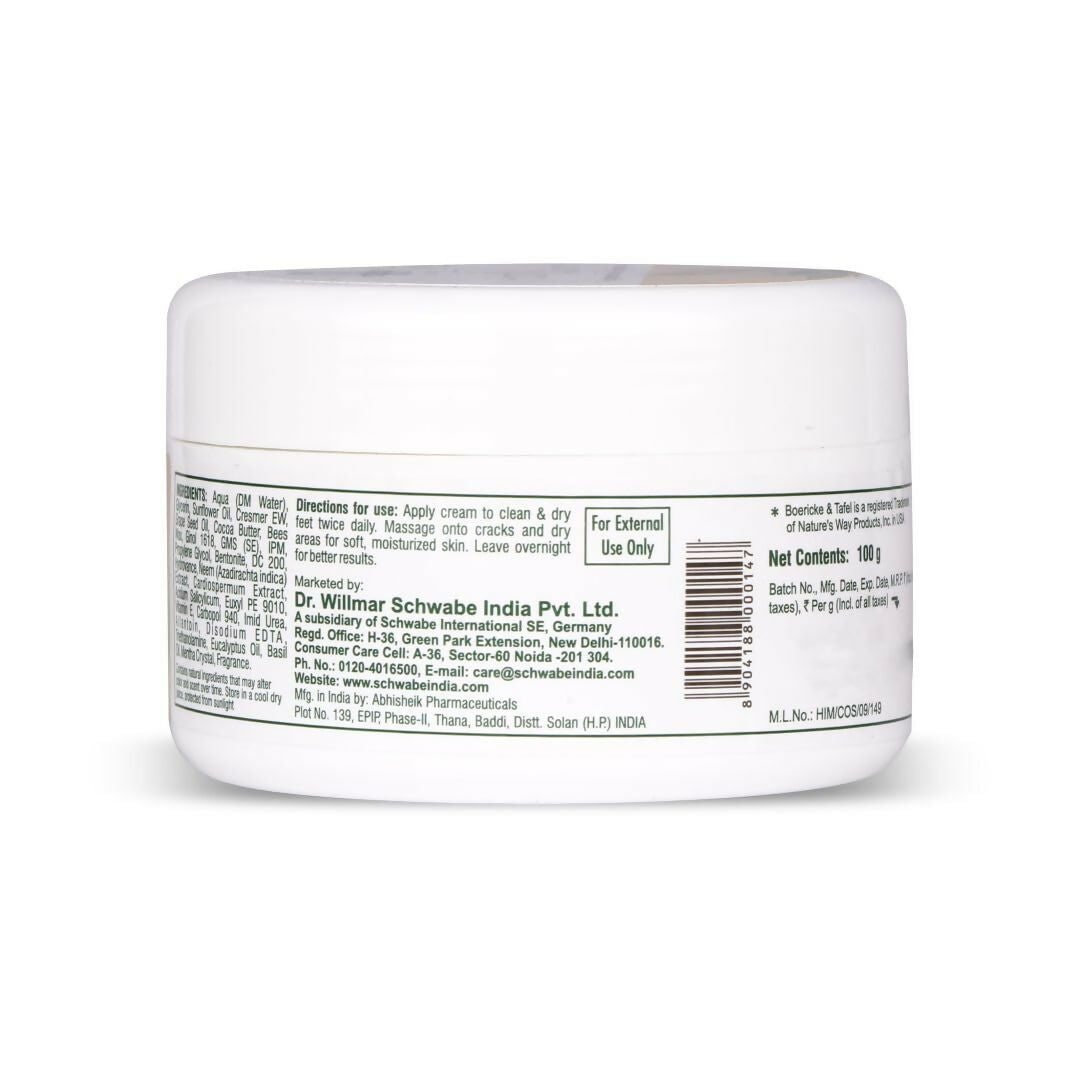 BT Boericke & Tafel Foot Cream with Goodness of Neem for Dry and Cracked Heels