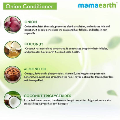 Mamaearth Onion Conditioner For Hair Fall Control