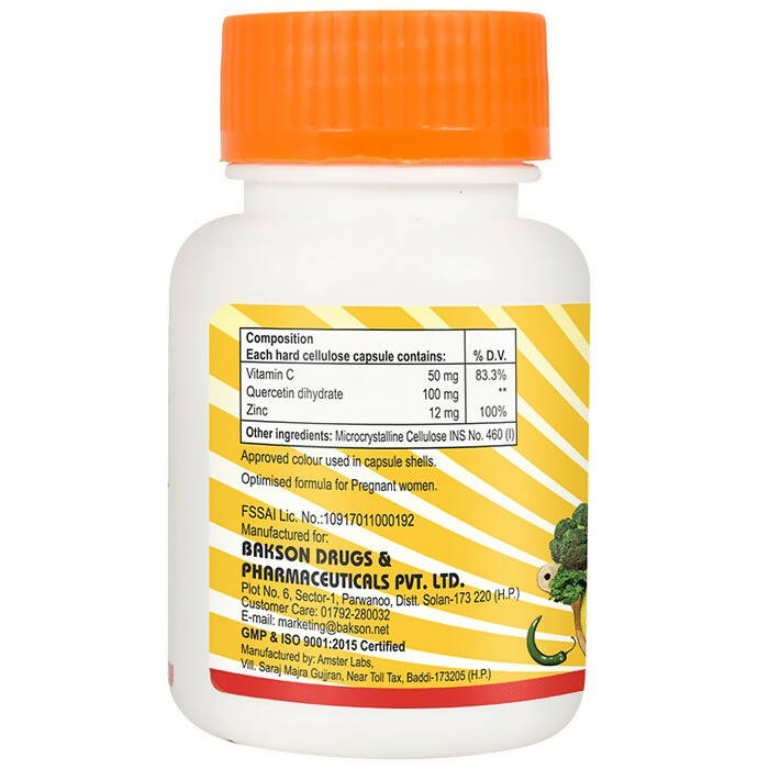 Bakson's Vitamin C Plus & Zinc Capsules