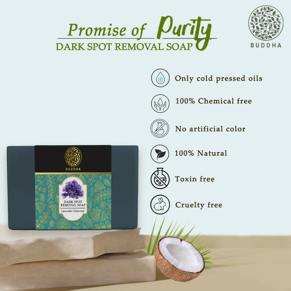 Buddha Natural Dark Spot Removal Soap - Reduce Skin Pigmentation, Perfect for Oily Skin