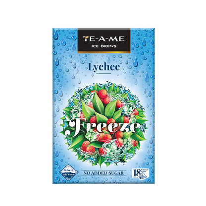 Teame Lychee Ice Brews Freeze Pyramid Bags