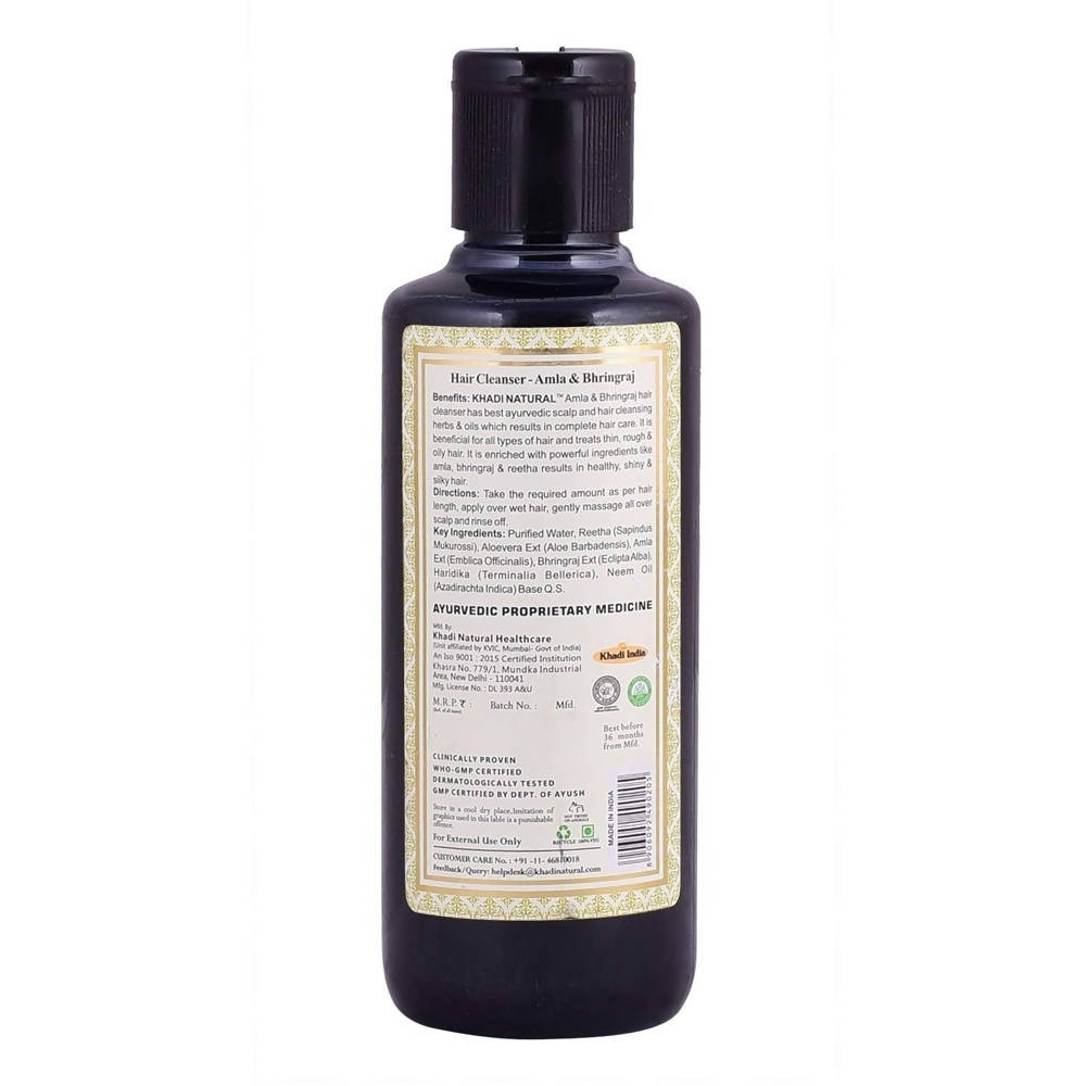 Khadi Natural Hair Cleanser And Herbal Moisturizer Combo