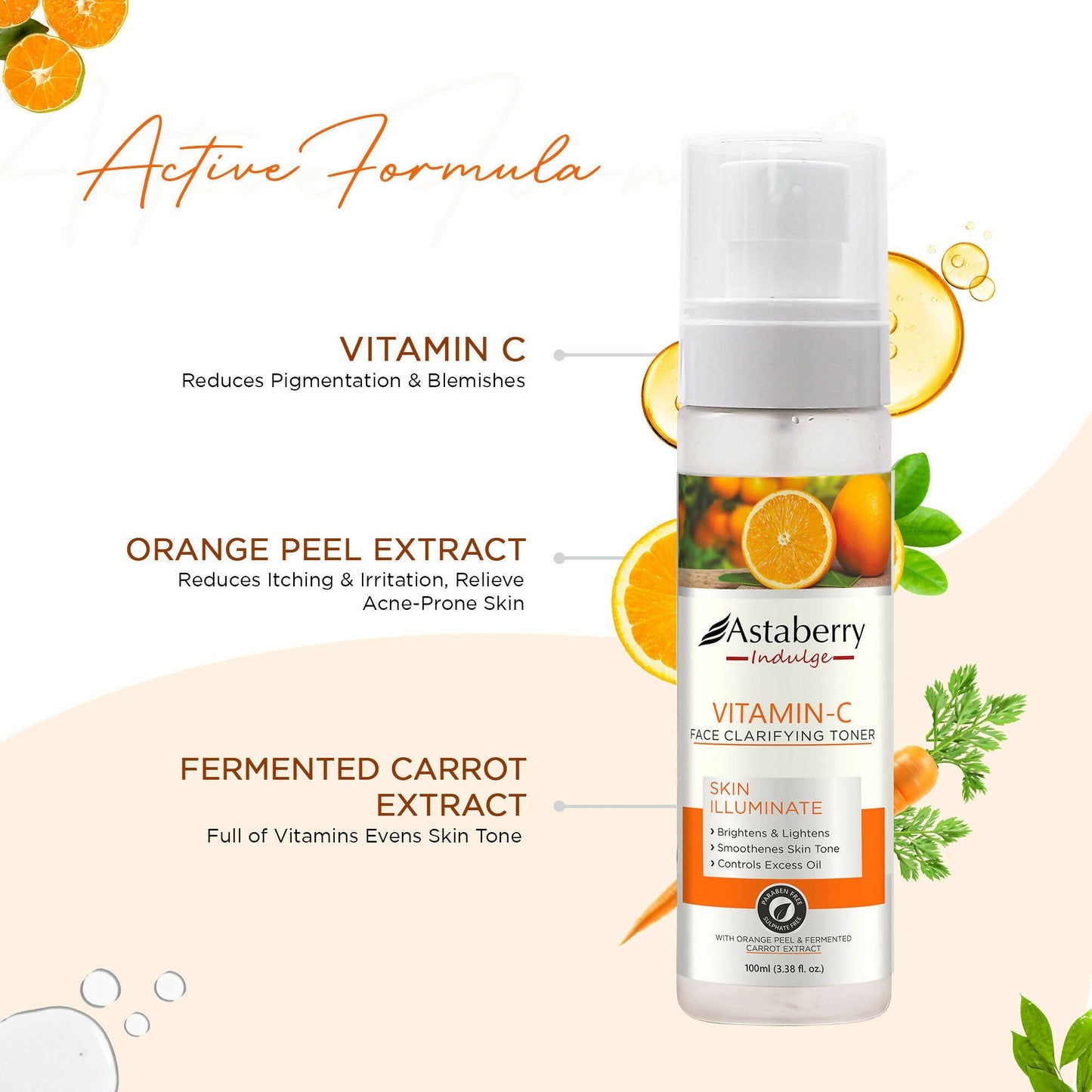 Astaberry Indulge Vitamin C Facial Toner