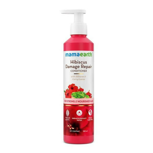 Mamaearth Hibiscus Damage Repair Conditioner With Hibiscus & Curry Leaves