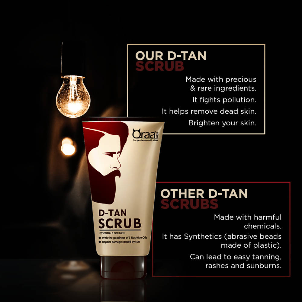 Qraa Men De-Tan Scrub for Men