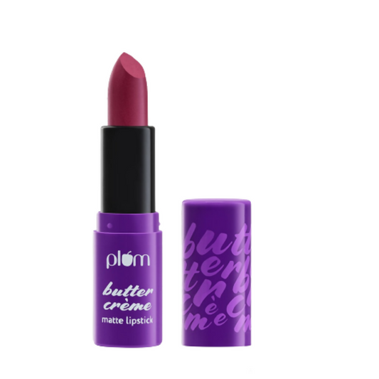 Plum Butter Cr??me Matte Lipstick RedDemption - 136 (Pinkish Maroon) - BUDNE