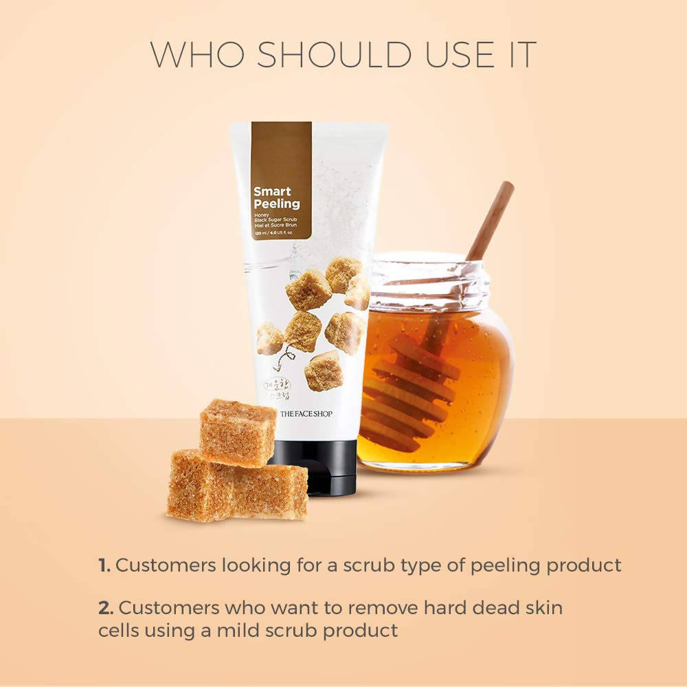 The Face Shop Smart Peeling Honey Black Sugar Scrub