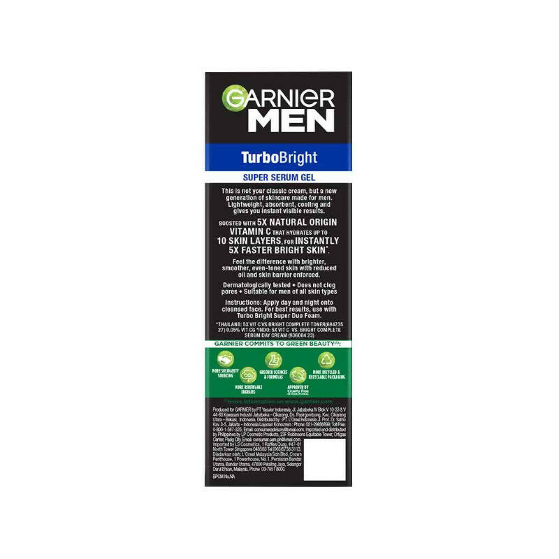 Garnier Men Vitamin C Super Serum Gel