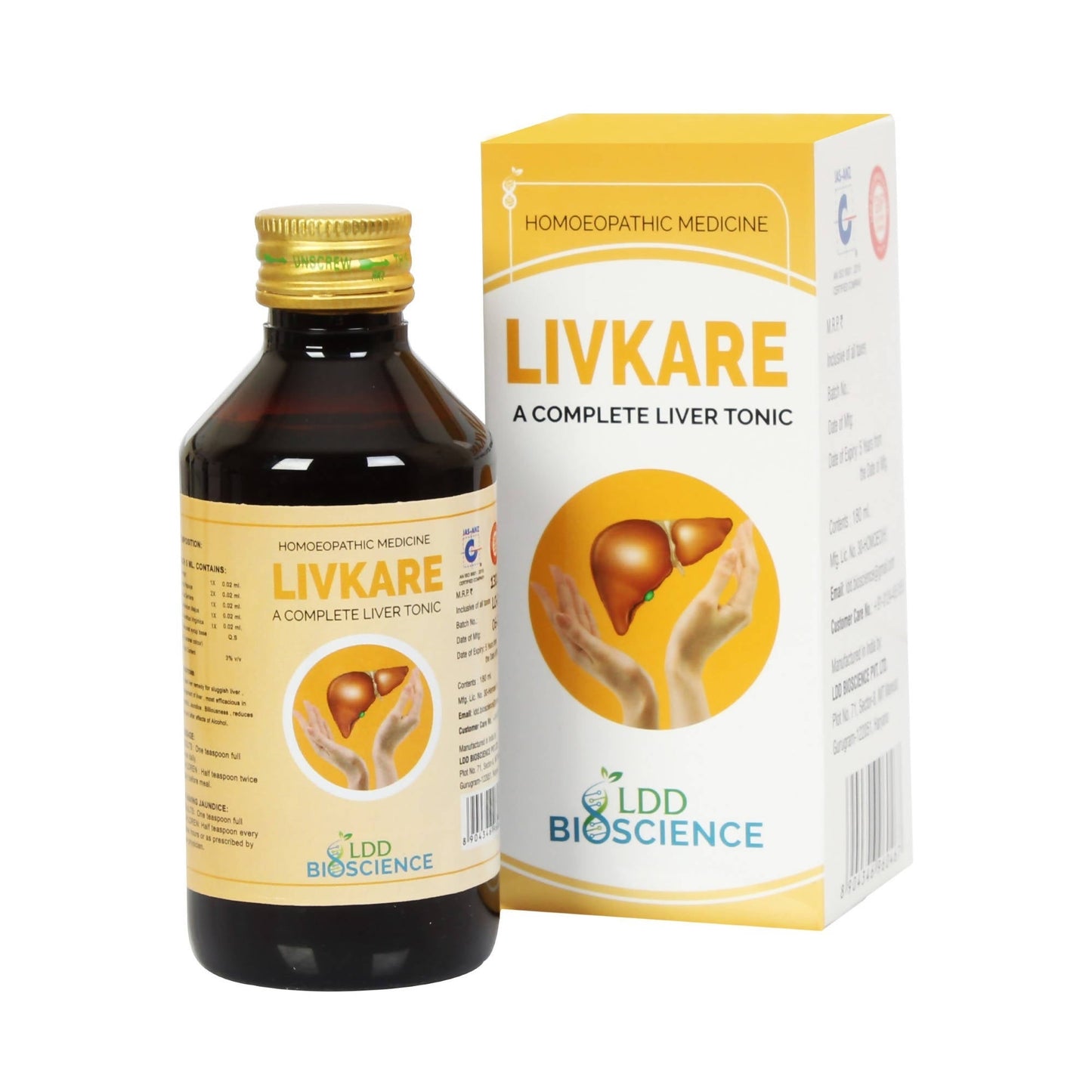 LDD Bioscience Homeopathy Livkare Tonic