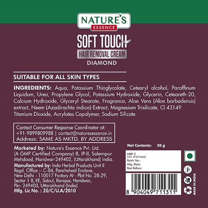 Nature's Essence Soft Touch Diamond Hair Removal Cream