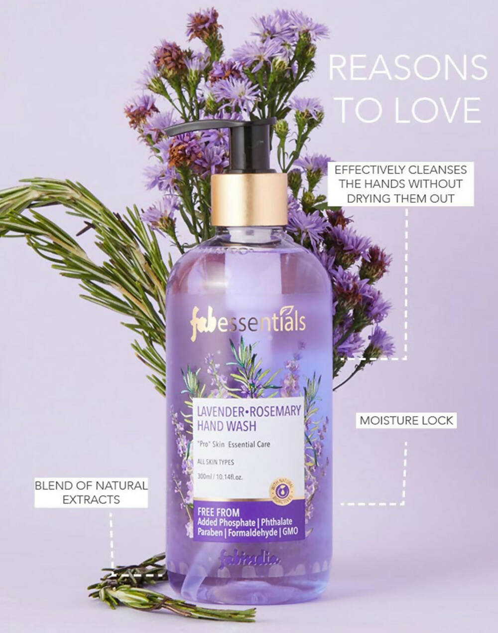 Fabessentials Lavender Rosemary Hand Wash