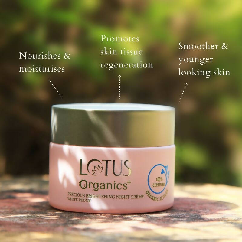 Lotus Organics+ Precious Brightening Night Cream