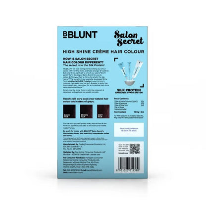 BBlunt Salon Secret High Shine Creme Hair Colour - Wine Deep Burgundy 4.20