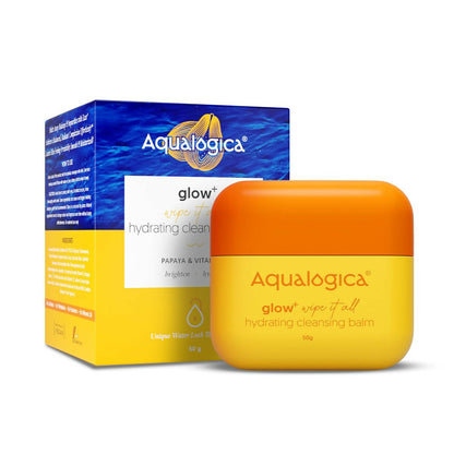 Aqualogica Glow+ Wipe it All Hydrating Cleansing Balm, Gentle Makeup Remover