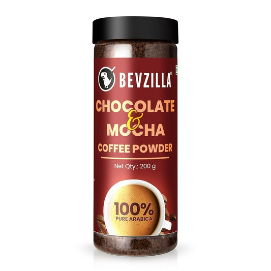 Bevzilla Chocolate & Mocha Coffee Powder 100% Pure Arabica - 200GM