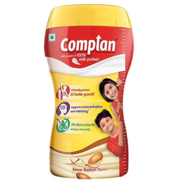 Complan Nutrition and Health Drink Kesar Badam Jar