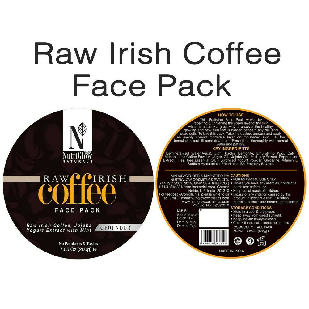 NutriGlow NATURAL'S Raw Irish Coffee Face Pack