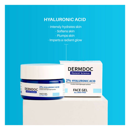 Dermdoc 2% Hyaluronic Acid Face Gel