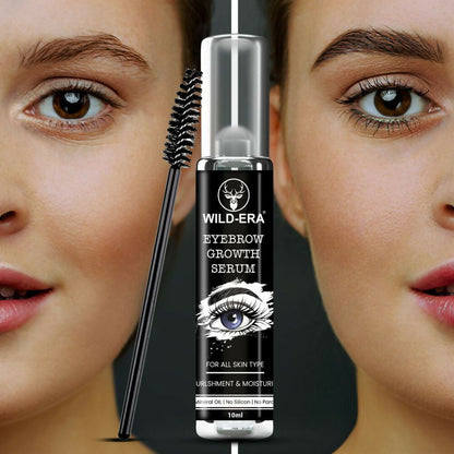 Wildera Eyelash Enhancer Nourishing Eyebrow Lashes Growth EyeLash Hair Growth & Volume Serum With Castor Oil & Vitamin E