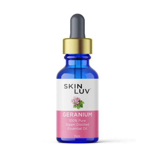 SkinLuv Geranium Pure & Organic Steam Distilled Essential Oil - BUDNE