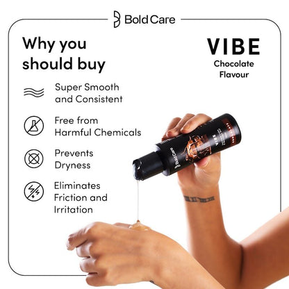 Bold Care Vibe Chocolate Flavor Massage Gel