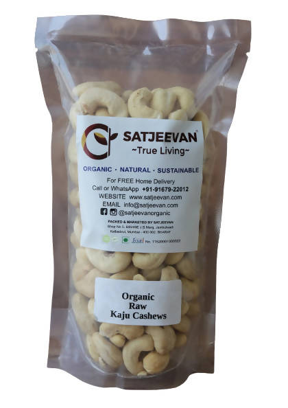 Satjeevan Organic Raw Kaju Cashews
