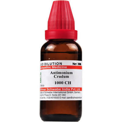 Dr. Willmar Schwabe India Antimonium Crudum Dilution - BUDNE